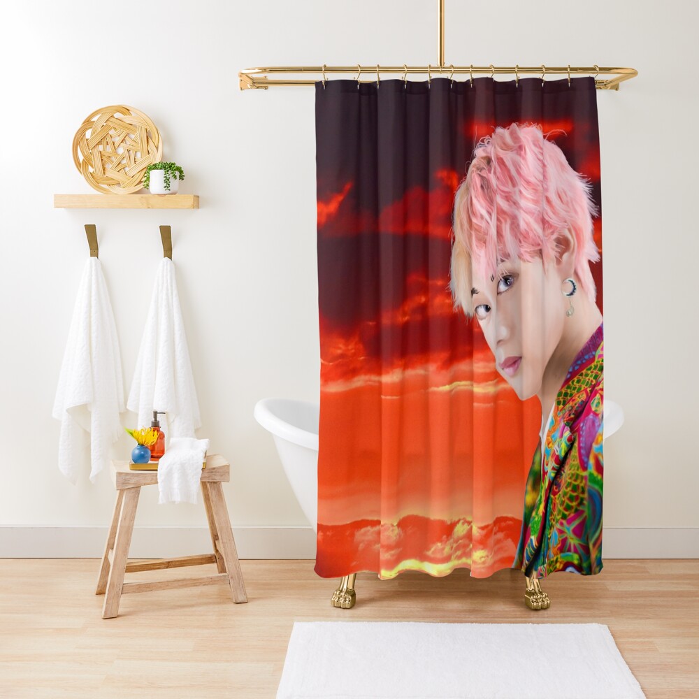 Disover BTS V Idol  | Shower Curtain