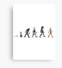 Evolution of The Cylon Canvas Print