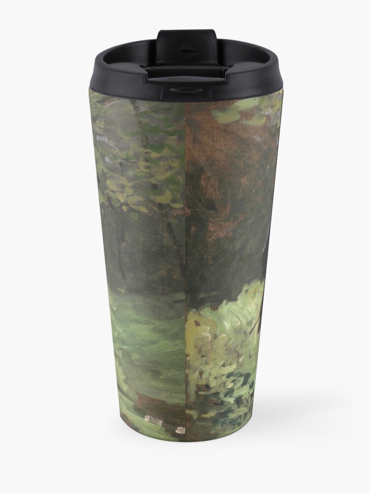 Alternate view of Bazille and Camille Painting by Claude Monet Travel Mug
