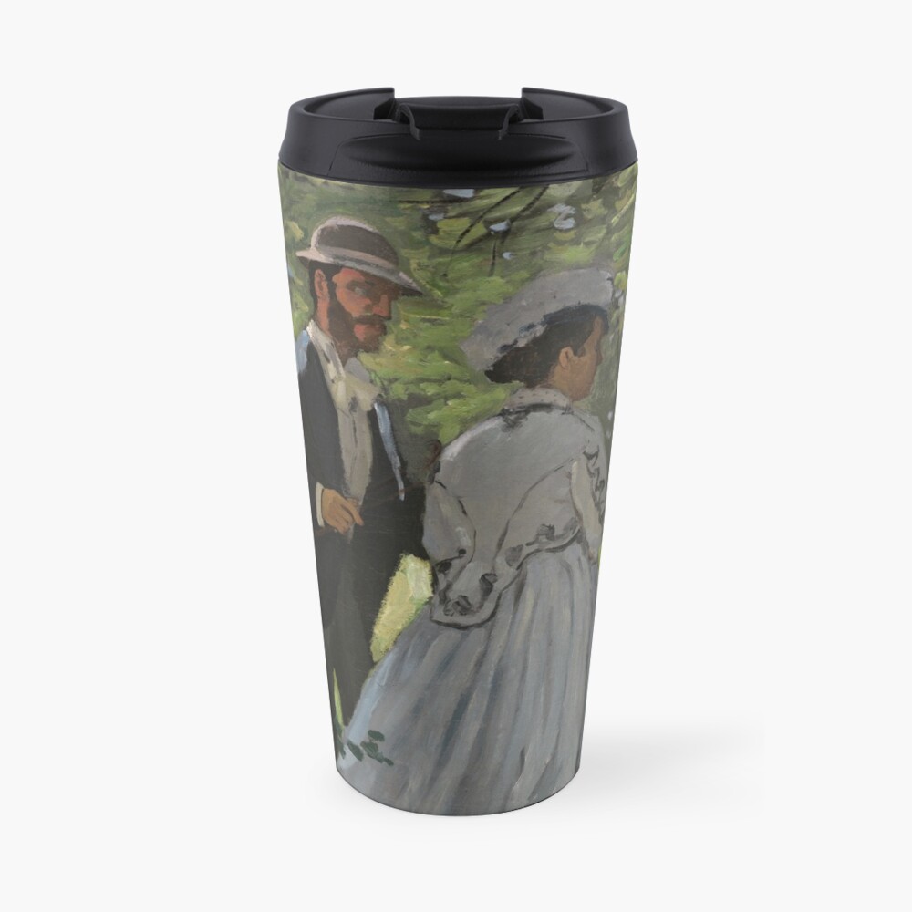 Bazille and Camille Painting by Claude Monet Travel Mug