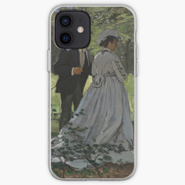 Bazille and Camille Painting by Claude Monet iPhone Soft Case