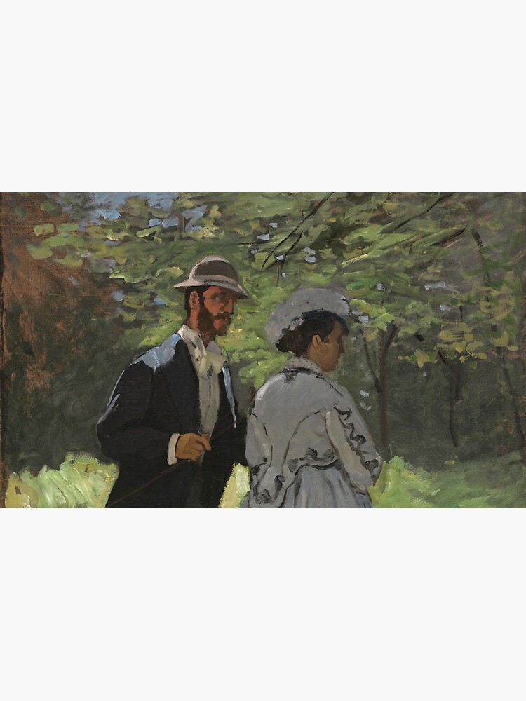 Bazille and Camille Painting by Claude Monet by podartist