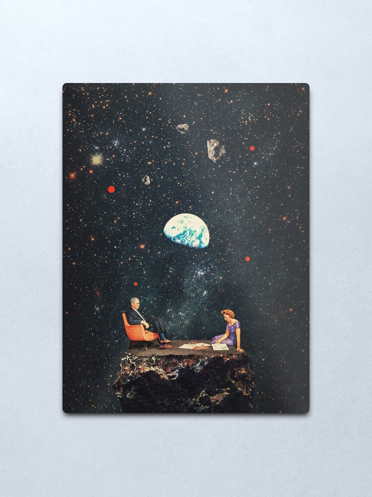 Alternate view of I'm Not going Anywhere Metal Print
