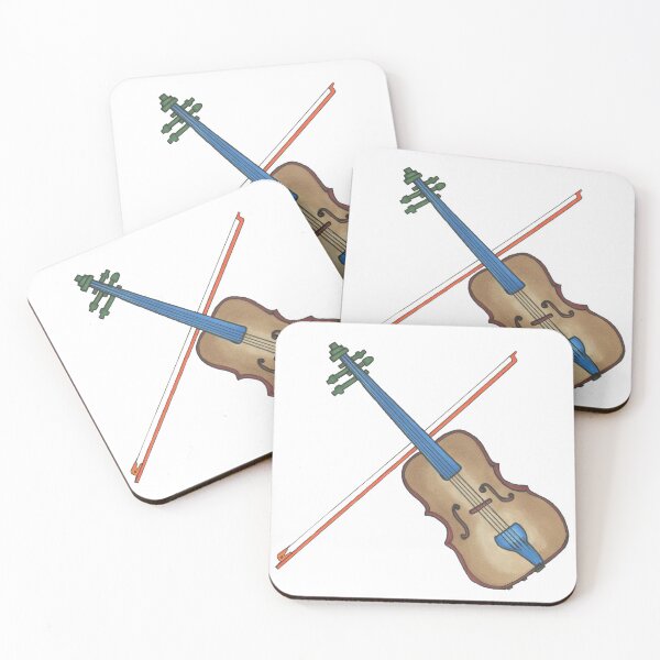 Item preview, Music, instrument, strings, violin, multicolor, drawing, BebiCervin designed and sold by BebiCervin.