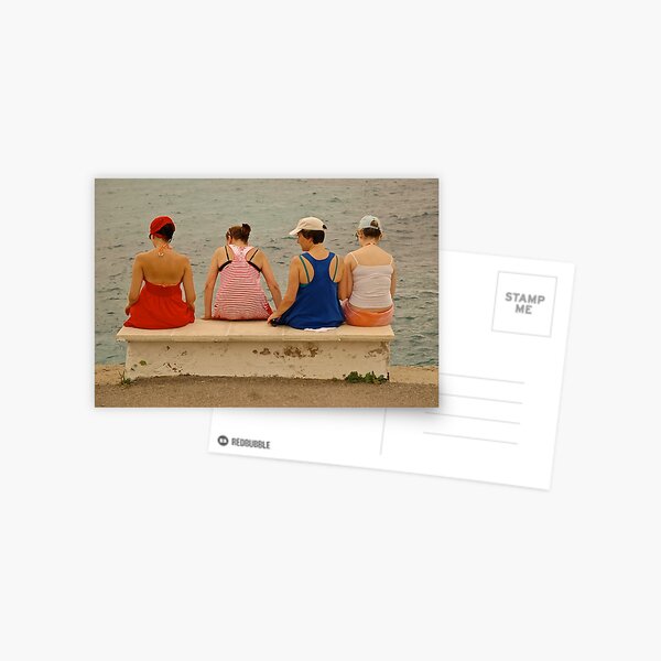 Item preview, 4 women sitting by the sea. designed and sold by Mike  Waldron.