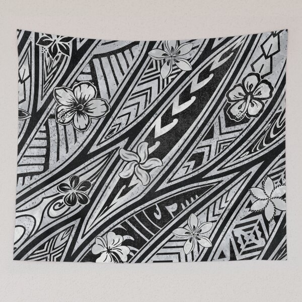 Item preview, Vintage Hawaiian Tribal Floral Tattoo Design designed and sold by sunnthreads.
