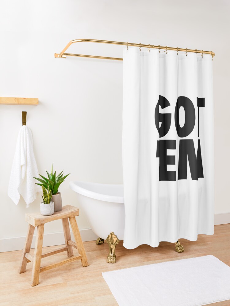 Alternate view of GOT 'EM Shower Curtain