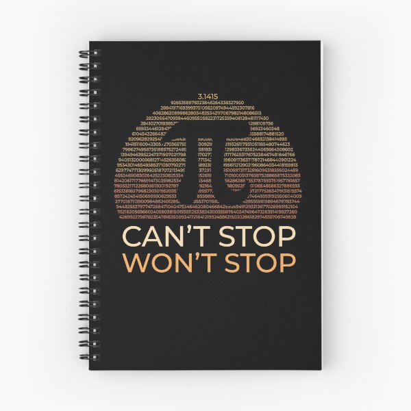 Item preview, Cant´t Stop Won´t Stop Pi  designed and sold by MooonTees.