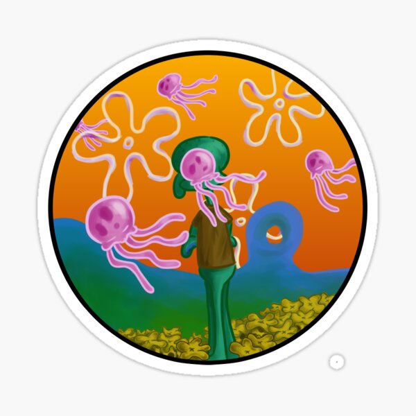 Méduse garçon Sticker
