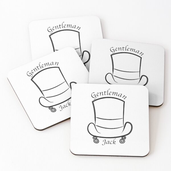 Item preview, Gentleman Jack Pocket Design || Top Hat || Curlycues || Anne Lister designed and sold by KDNK.