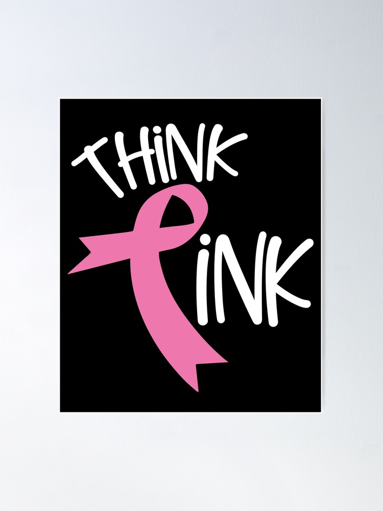 Breast Cancer Baseball Think Pink Ribbon Warrior Survivor Fighter  Mastectomy, Faith Mom, Sister | Art Board Print