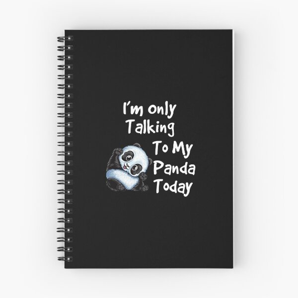 Item preview, Only Talking To My Panda Design Panda Bear Gift Designns designed and sold by ssmcwhortor.