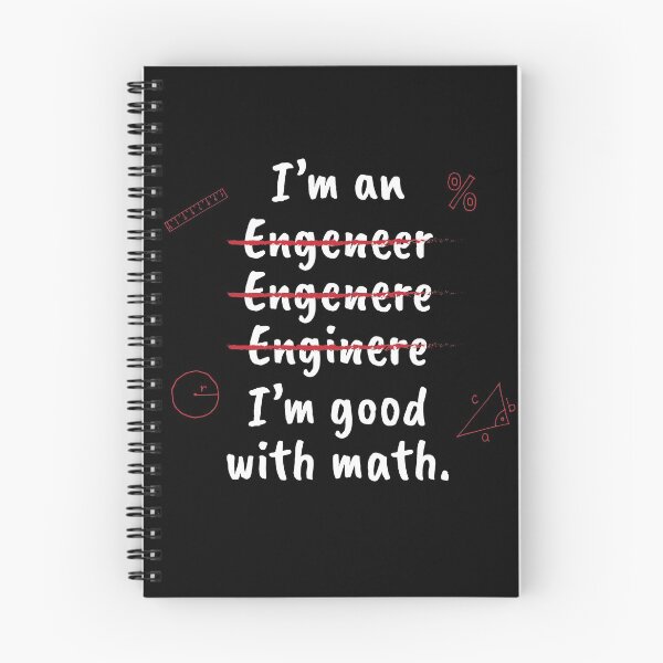 Item preview, I'm good with math I'm an Engineer designed and sold by MooonTees.