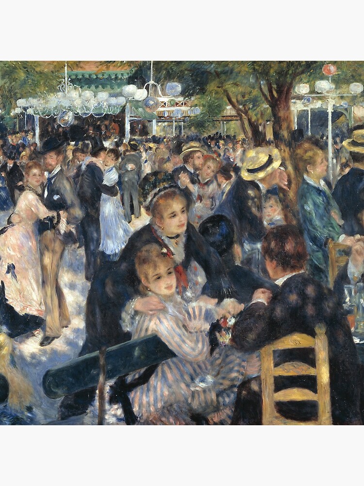 Bal du Moulin de la Galette Oil Painting by Auguste Renoir by podartist