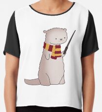 Harry Pawter Otter Chiffon Top