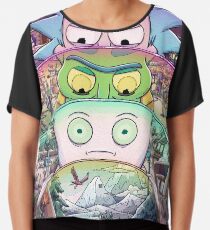 The Ricks Must Be Crazy Chiffon Top
