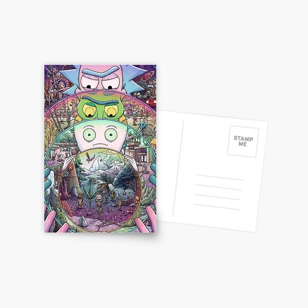 The Ricks Must Be Crazy Postcard
