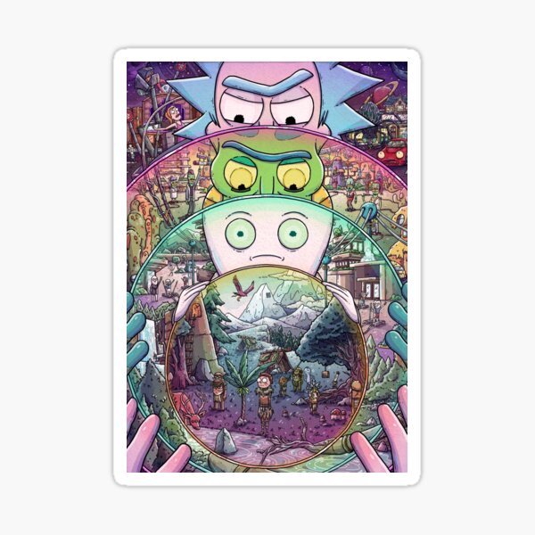 The Ricks Must Be Crazy Sticker