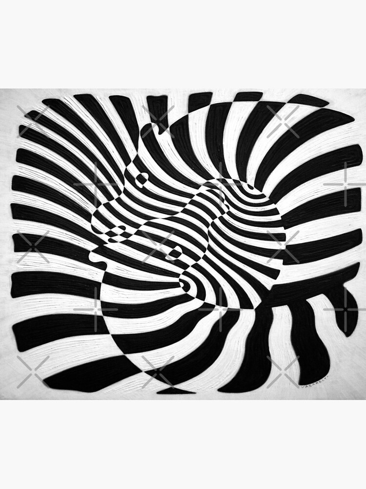 Zebras by Victor Vasarely Poster for Sale by Mythos57