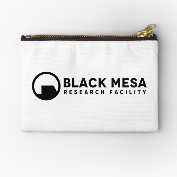 Black Mesa Research Facility Logo inspired by Half Life Zipper Pouch