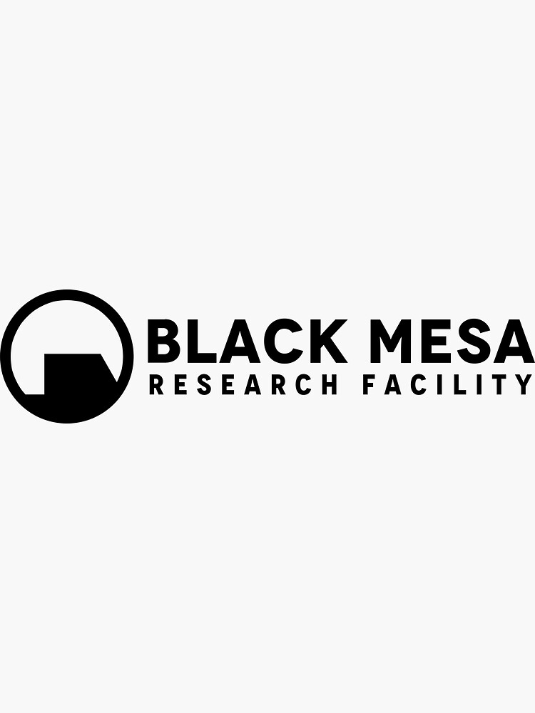 black mesa research facility vinyl decal