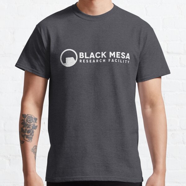 Black Mesa Research Facility Logo inspired by Half Life Classic T-Shirt