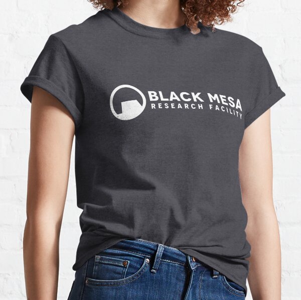 Black Mesa Research Facility Logo inspired by Half Life Classic T-Shirt
