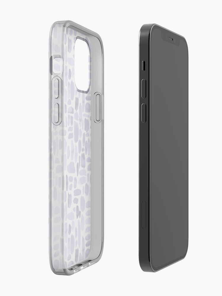 Alternate view of Watercolor Paint Brush Stroke Pattern - Purple iPhone Case & Cover