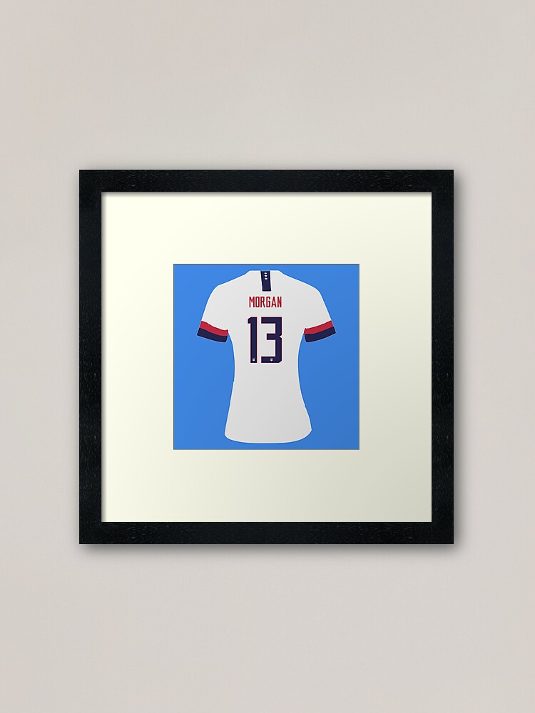 Alex Morgan USA - #13 Jersey Art Board Print for Sale by cocreations