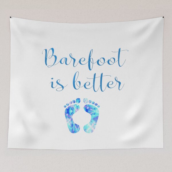 Item preview, Barefoot is Better Summer Feet Casual Tie Dye Beach designed and sold by funnytshirtemp.