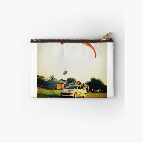 Item preview, Paramotoring above an old car designed and sold by Madeleine Cardozo.