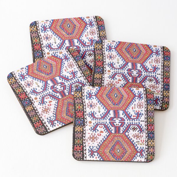 Item preview, Hotamis Konya Central Anatolian Kilim Print  designed and sold by Vicky Brago-Mitchell®.