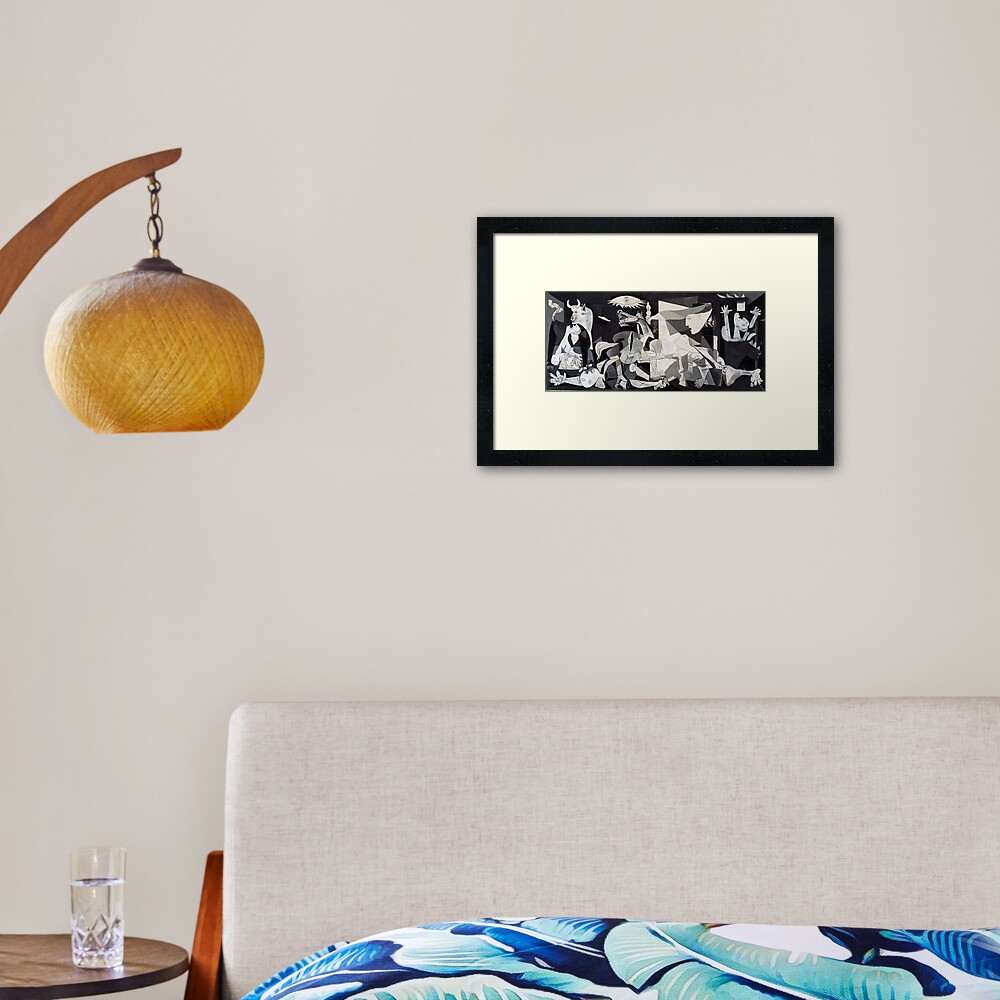 Pablo Picasso Guernica 1937 Original Artwork Reproduction Framed Art Print