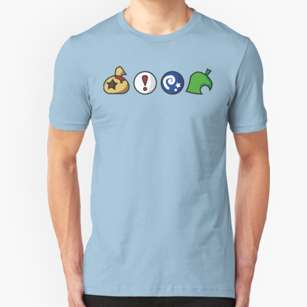 Animal Crossing Items (in many colours!) Slim Fit T-Shirt