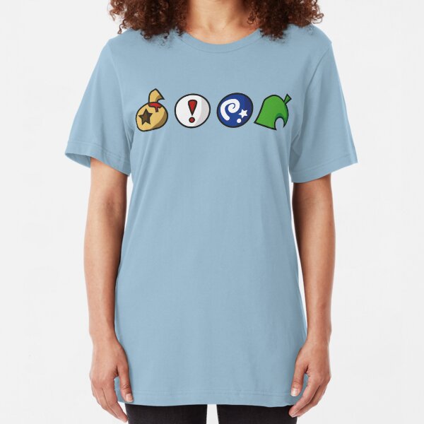 Animal Crossing Items (in many colours!) Slim Fit T-Shirt