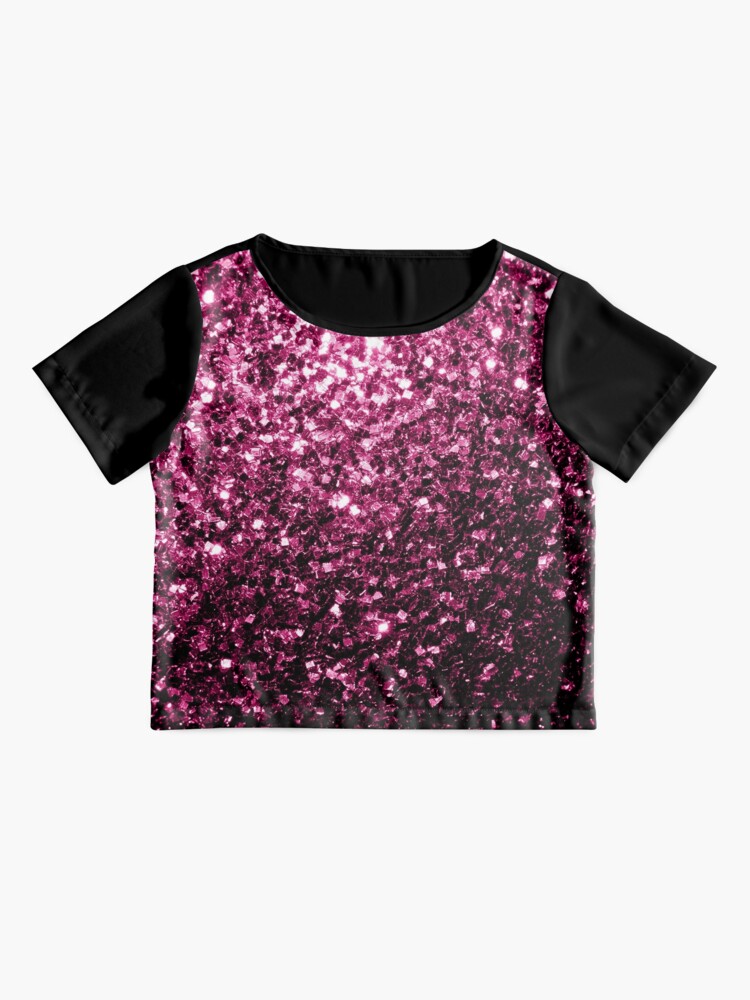 t shirt pink mit glitzer