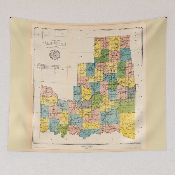 Item preview, State of Sequoyah, Oklahoma (1905) designed and sold by allhistory.