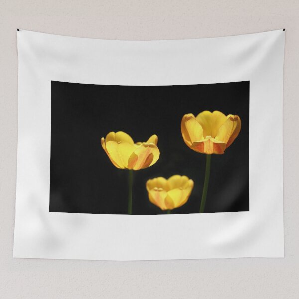 Item preview, yellow tulips in spring garden designed and sold by olena2552.