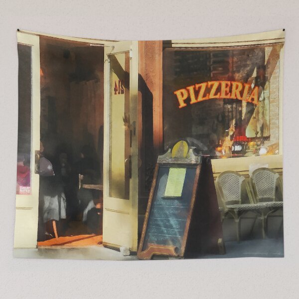 Item preview, Manhattan NY - South Street Seaport Pizzeria designed and sold by Susan Savad.