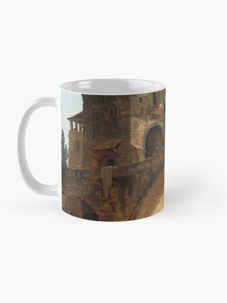 Alternate view of The Ponte Salario Oil painting by Hubert Robert Mug