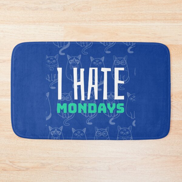 Item preview, I hate Mondays Cats designed and sold by evlar.