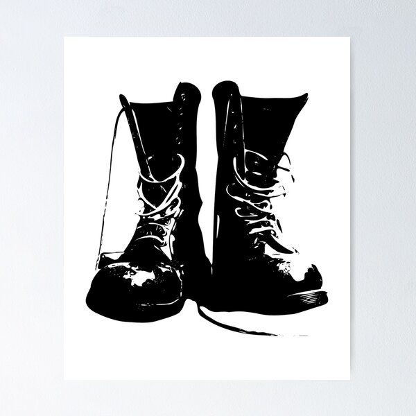 Punk rock combat boots best sale