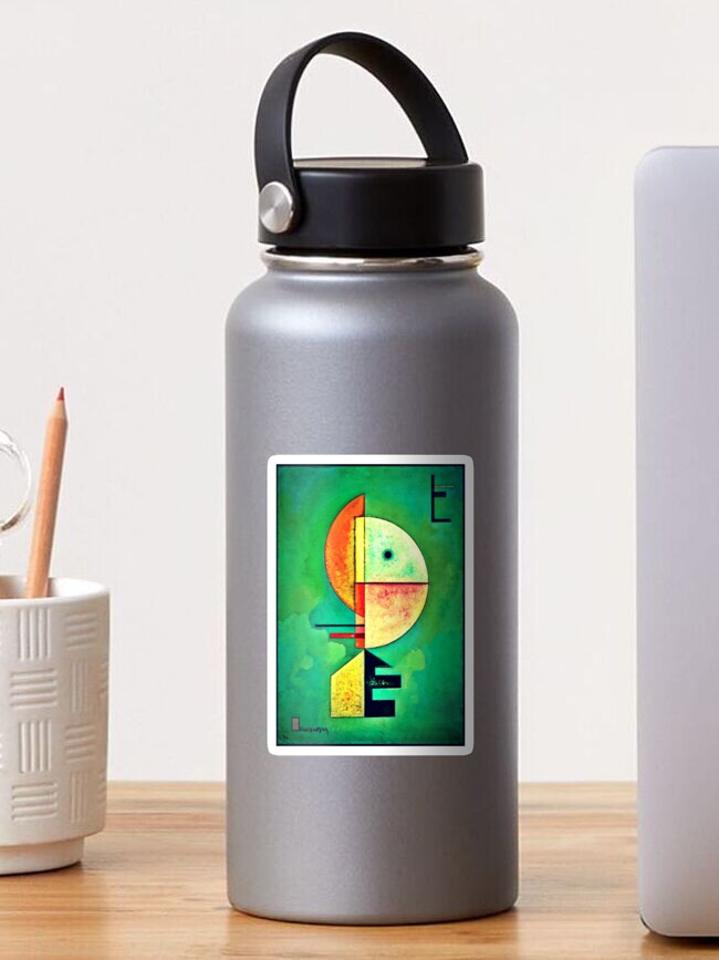 Thumbnail 1 of 3, Sticker, Upward by Vasily kandinsky | Kandinsky's Abstract Art designed and sold by Gascondi.