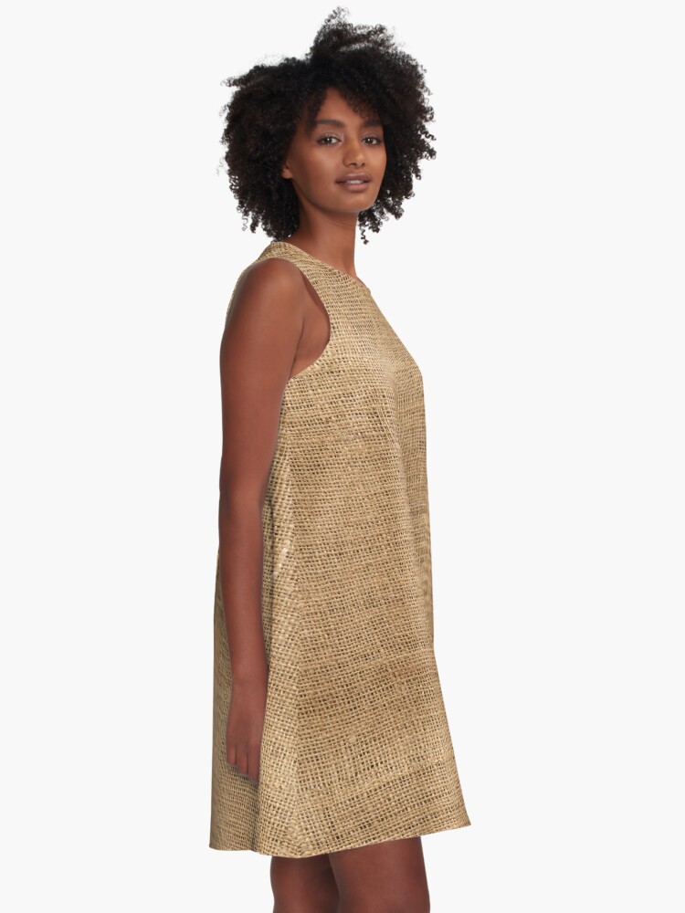 Alternate view of Burlap A-Line Dress