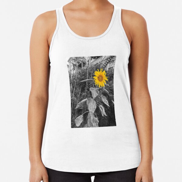 Half Sunflower Vintage Black And White Art Tank Top, Zazzle in 2023