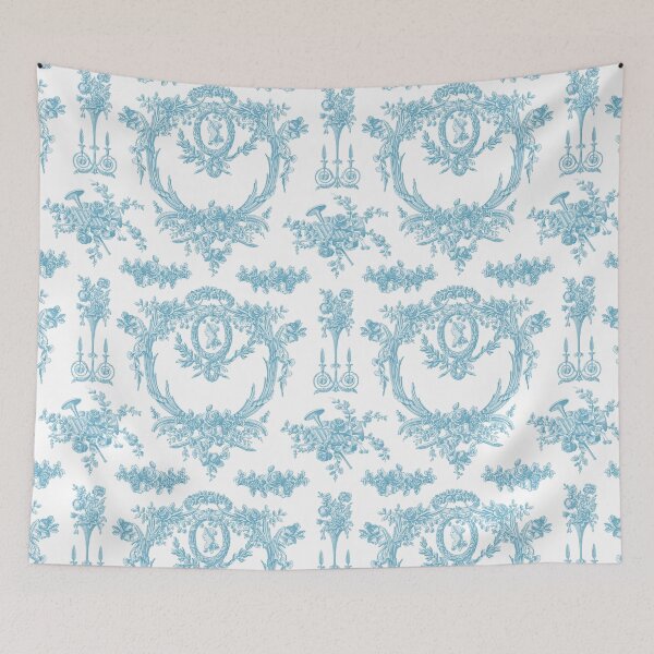 Item preview, Marie Toile aqua 2 designed and sold by lilyoake.