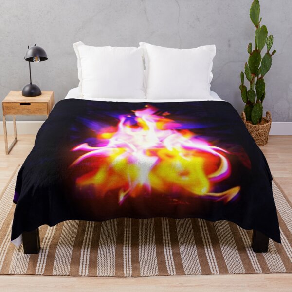 Item preview, Violet And Yellow Whimsical Fire designed and sold by Mark Jesus-Allen.