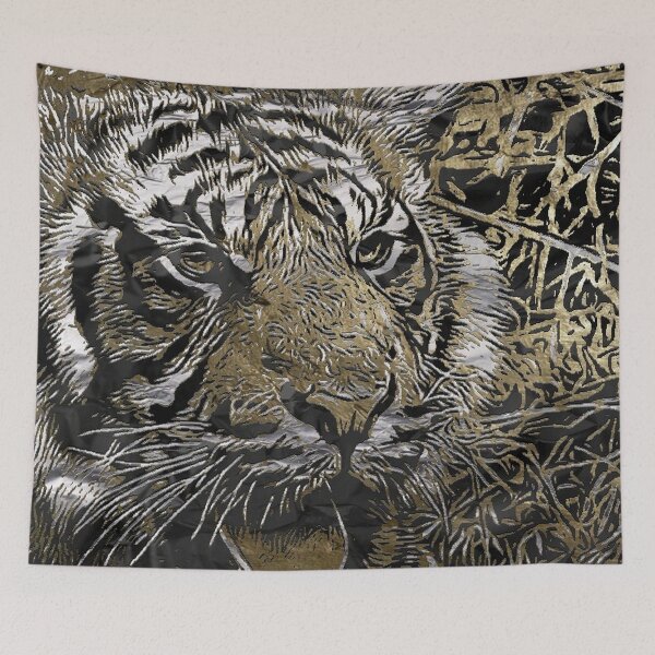 Item preview, Metal Art -Tiger designed and sold by Jamcolors.