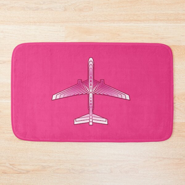 Item preview, Art Deco Plane, Fuchsia and Pastel Pink designed and sold by Marymarice.