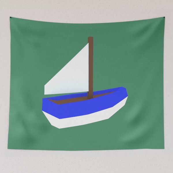 Item preview, low poly boat designed and sold by Zos Design.